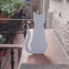 Silueta de Gato Decorativa en Acero | Blanco o Negro - Diseño Minimalista